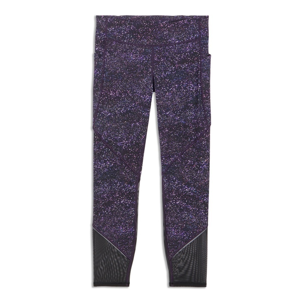 Lululemon Athletica Women’s Train Times leggings size 4 Crystalline Multi/Black